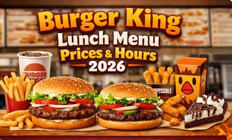 Burger King Lunch Menu Prices